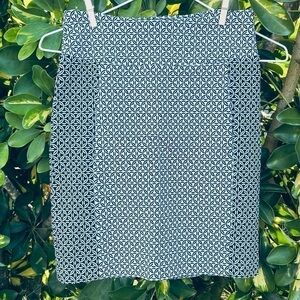 High Waist Bodycon Mini Skirt Margaret M Black and white patterned skirt